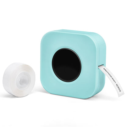 スマホ専用 ラベルプリンター Memoqueen Q30S 多機能ラベルライター サーマルラベルメーカー ポータブルミニプリンターBluetooth接続 6mm~15mm幅 名前ラベル,食品ラベル,分類ラベルに使用できます ホワイトラベルテープ12x40mm幅1巻を本体に付属