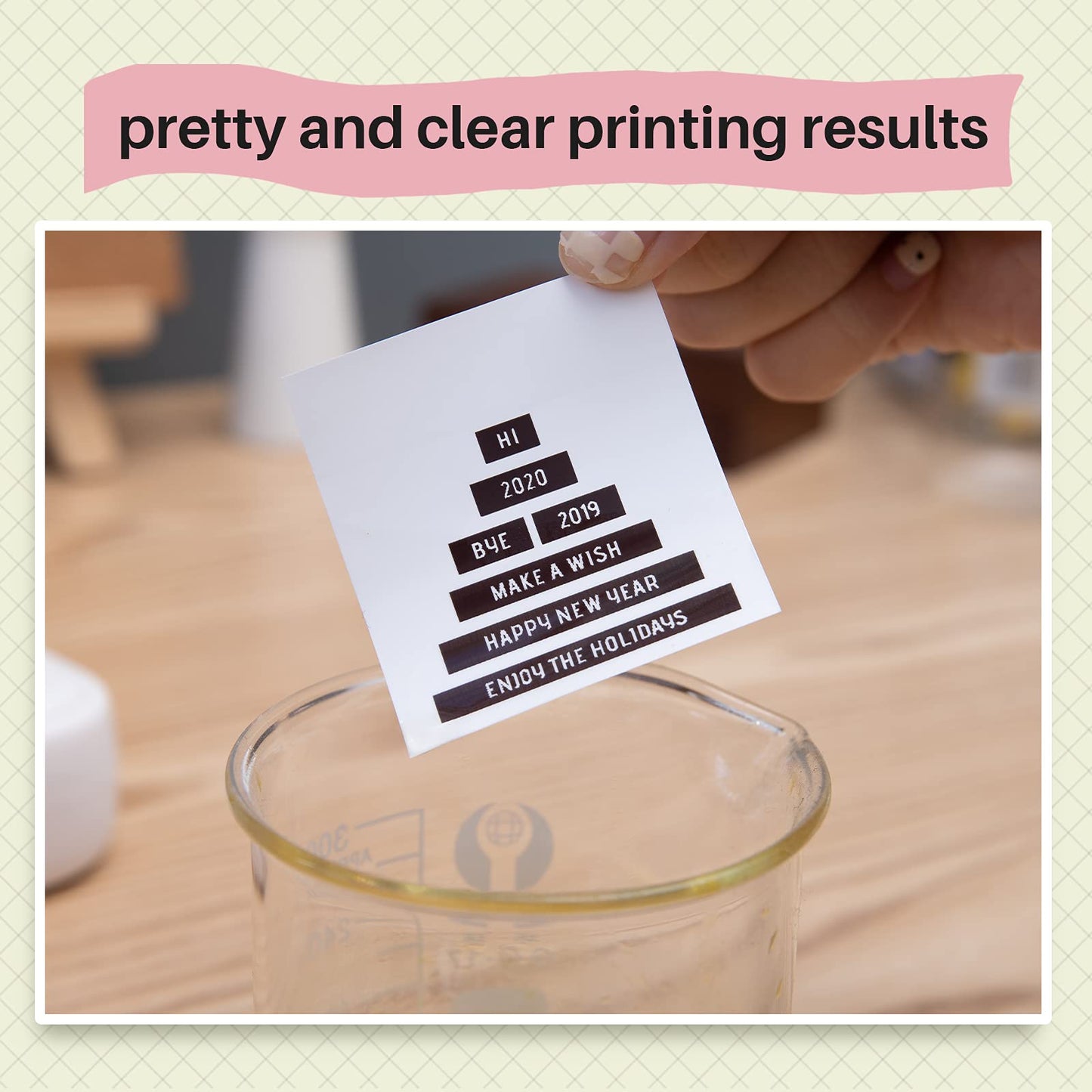 Memoqueen T02 HD White Adhesive Thermal Paper Printer Paper HD Printing, Waterproof and Tear Resistance,Strong Adhesion, Black Text, 3 Rolls,Can be Used for Notes/Sticky/memo/Photo Paper