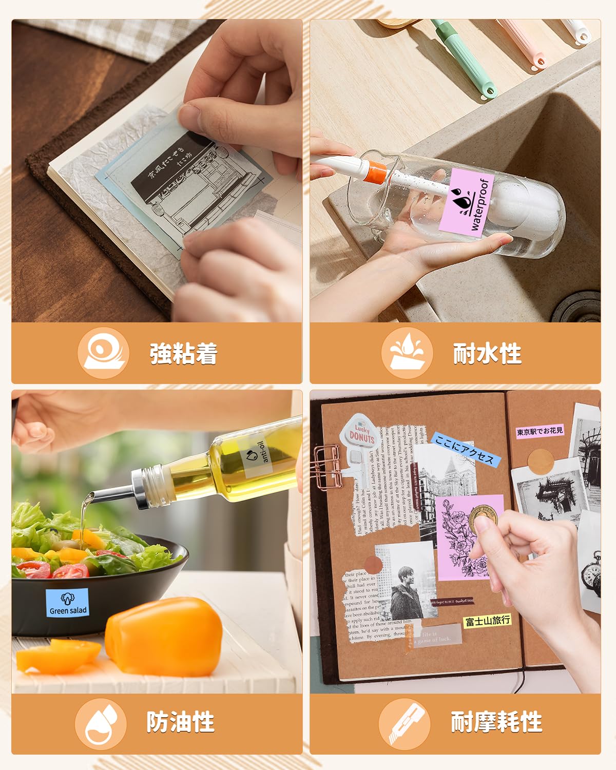 感熱紙 Memoqueen T02 写真プリンタ イエロー/ピンク/ブルーの非粘着性感熱紙 ノーカットロールペーパー 専用感熱印刷紙 黒文字 53mm*6.5m 5年保存 3巻入 ノーカットロールペーパー 印刷用紙 T02/M02X/M02Lサーマルプリンタに対応しています 感熱紙 写真/ノード/勉強/メモ/仕事/手帳/落書き/ラベル/オフィス/教育/家計簿/整理収納に適用