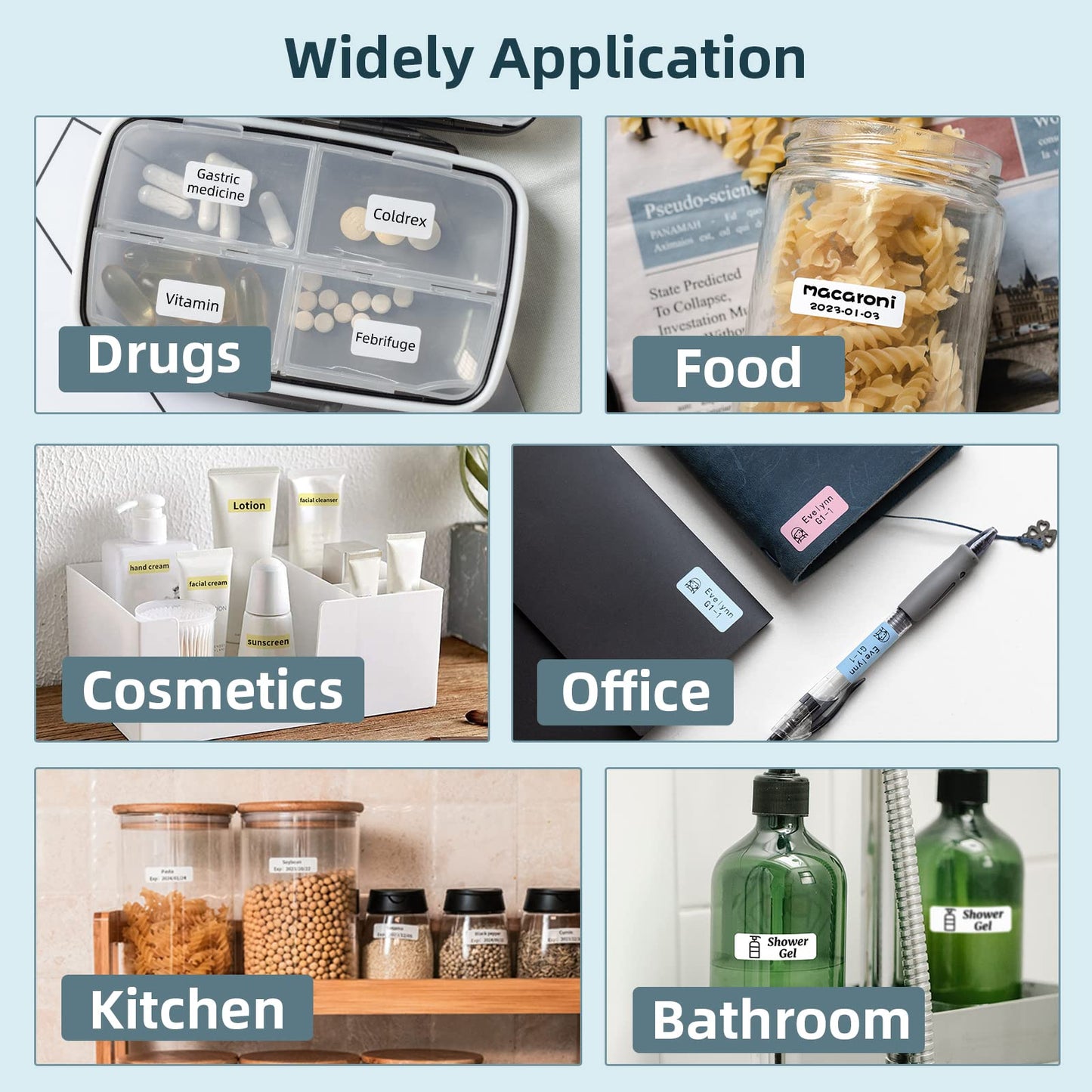 Label Maker Machine,Phomemo D30 Bluetooth Portable Mini Label Printer Included Multiple Templates Available for Smartphone Tablet Small Label Machine Easy to Use Office Home Organization,White