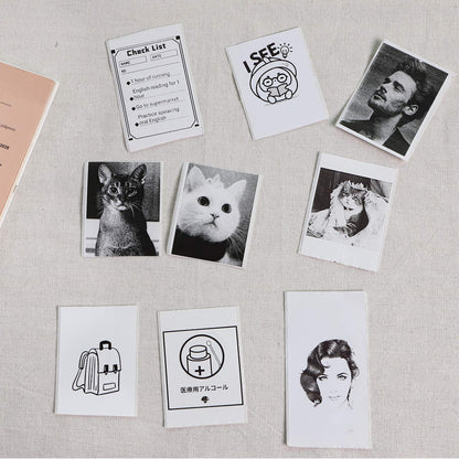 サーマルシール紙 Memoqueen T02 写真プリンタ 専用感熱印刷紙 黒文字 53mm*3.5m ノーカットロールペーパー ラベルシール 強粘着 防水 2年保存 3巻入 T02 モバイルプリンター用 シール 印刷用紙 感熱ロール紙 ノード/勉強/メモ/仕事/手帳/落書き/ラベル/オフィス/教育/整理収納に適用